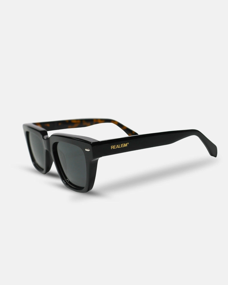 SSS TRAVIS LOGO SUNGLASSES BLACK TORTOISE