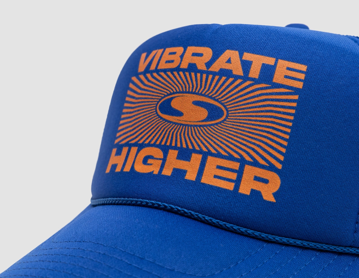 Supervsn Vibrate Higher Trucker Hat / Blue