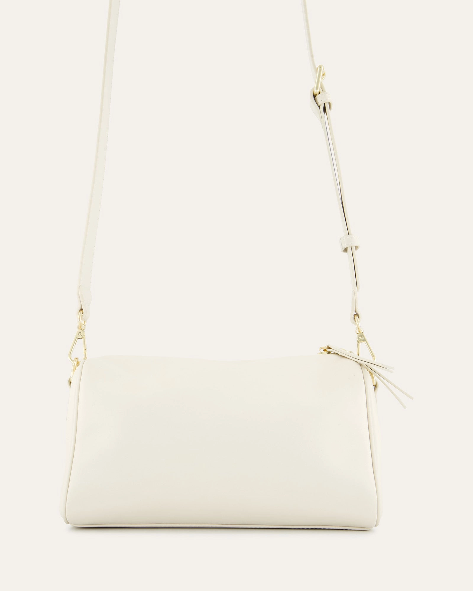 SYLVIE CROSSBODY BAG OFF WHITE LEATHER