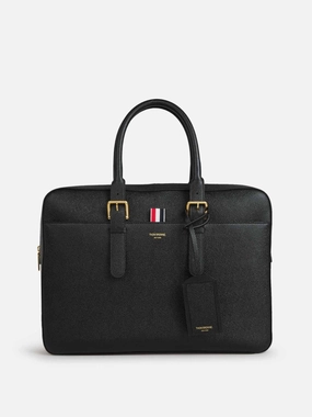 Thom Browne Logo Detailed Business Bag