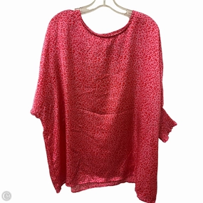 Top Short Sleeve By Clothes Mentor In Pink & Red, Size: L
