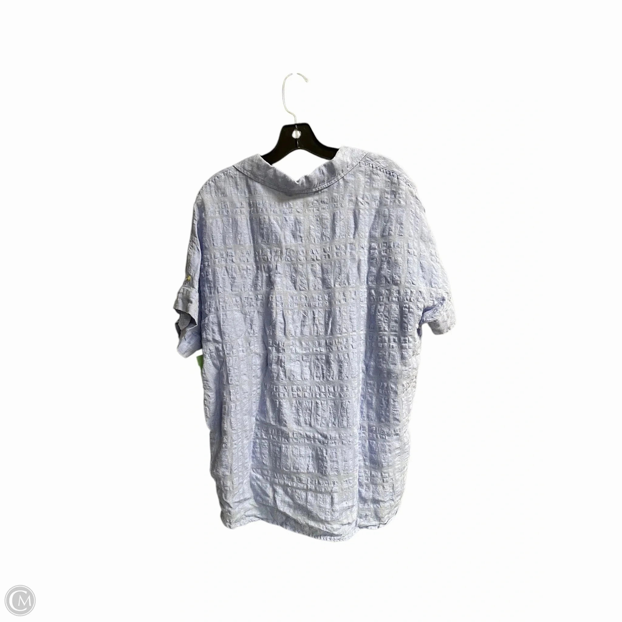 Top Short Sleeve By Rachel Roy In Blue, Size: M