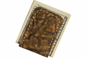 Tree Bark Elephant Men's Magnetic Money Clip