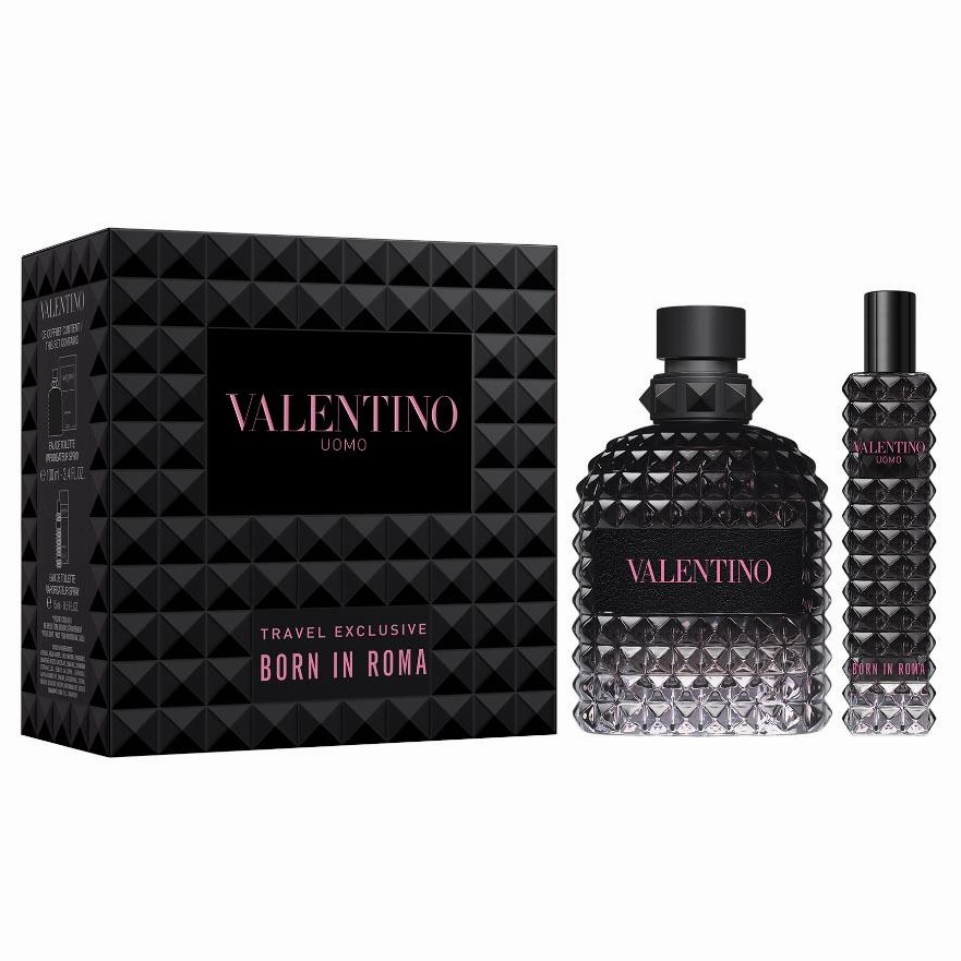 Valentino Uomo Born In Roma 100ml EDT 2 Piece Gift Set