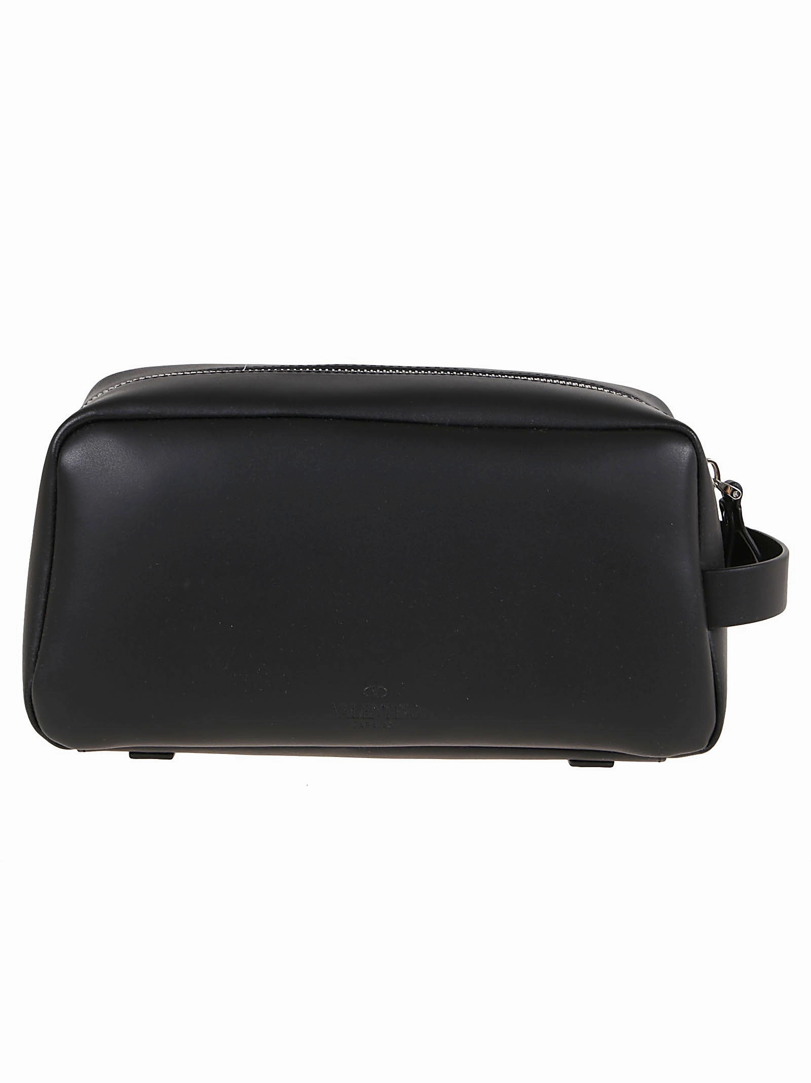 Valentino VLTN Logo Printed Zip-Up Wash Bag