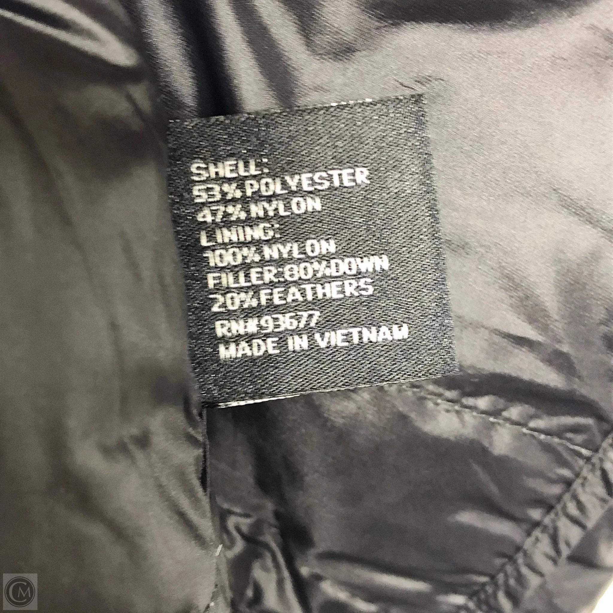 Vest Puffer & Quilted By Ana In Grey, Size: L