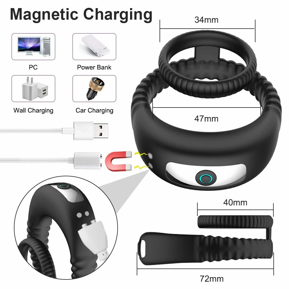 Vibrating Couple Rings for Men