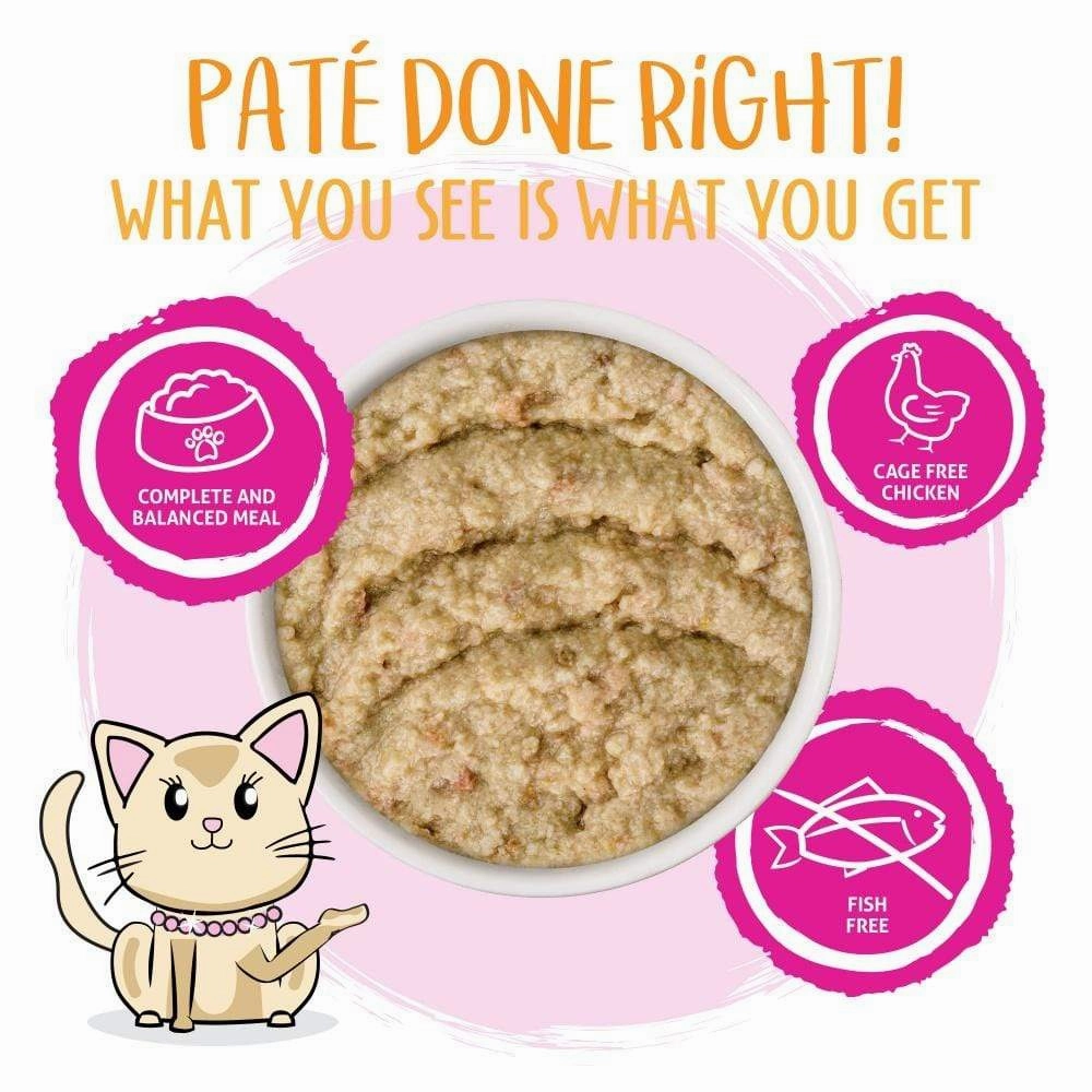 Weruva Slide N' Serve Grain Free Meal of Fortune Chicken Breast Dinner with Chicken Liver Wet Cat Food Pouch Single
