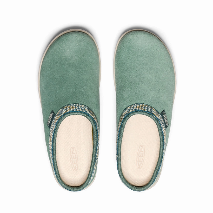 Women's Elle Suede Mule  |  Dark Forest/Birch